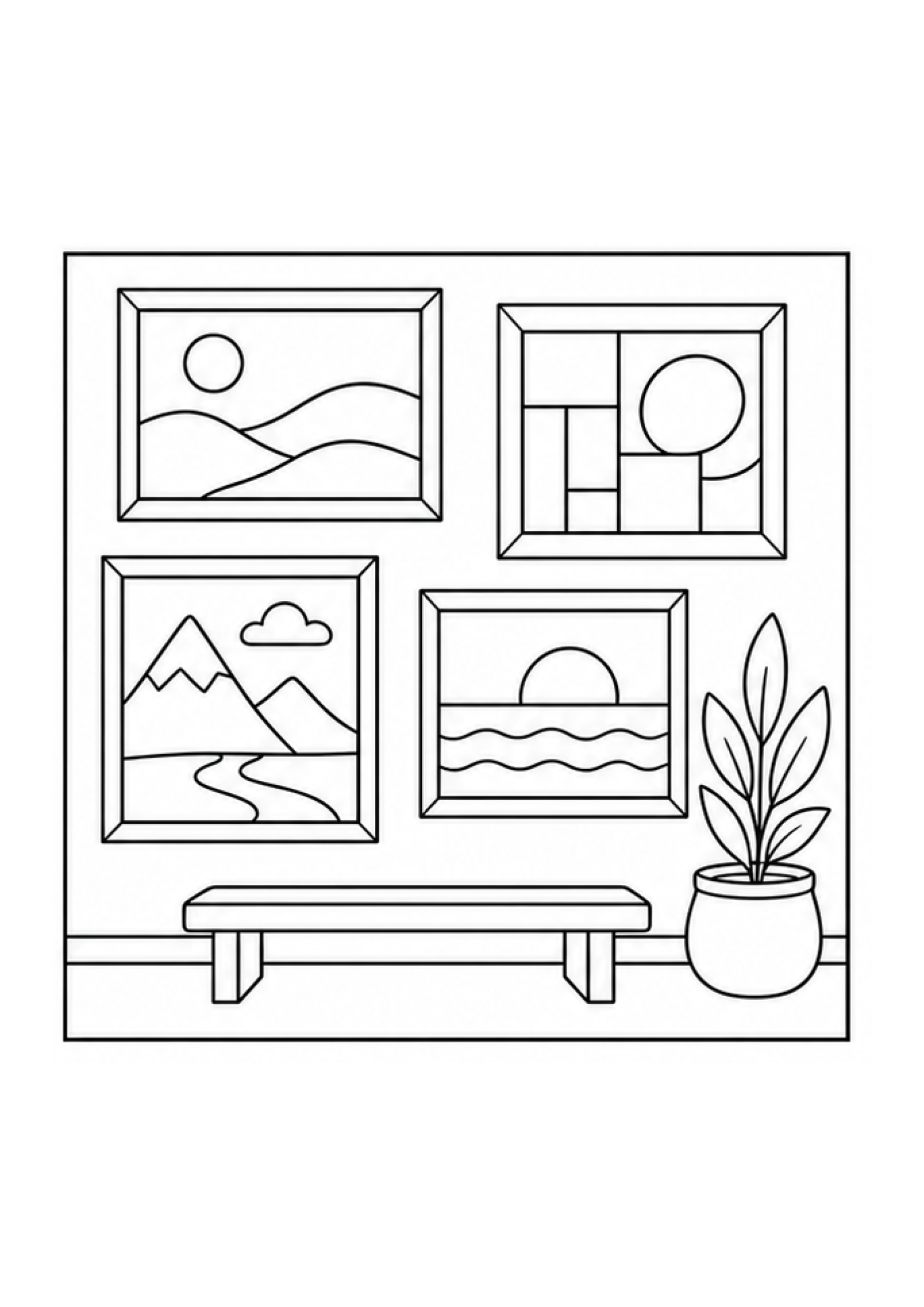 Art Studio Colouring Pack page 4 preview