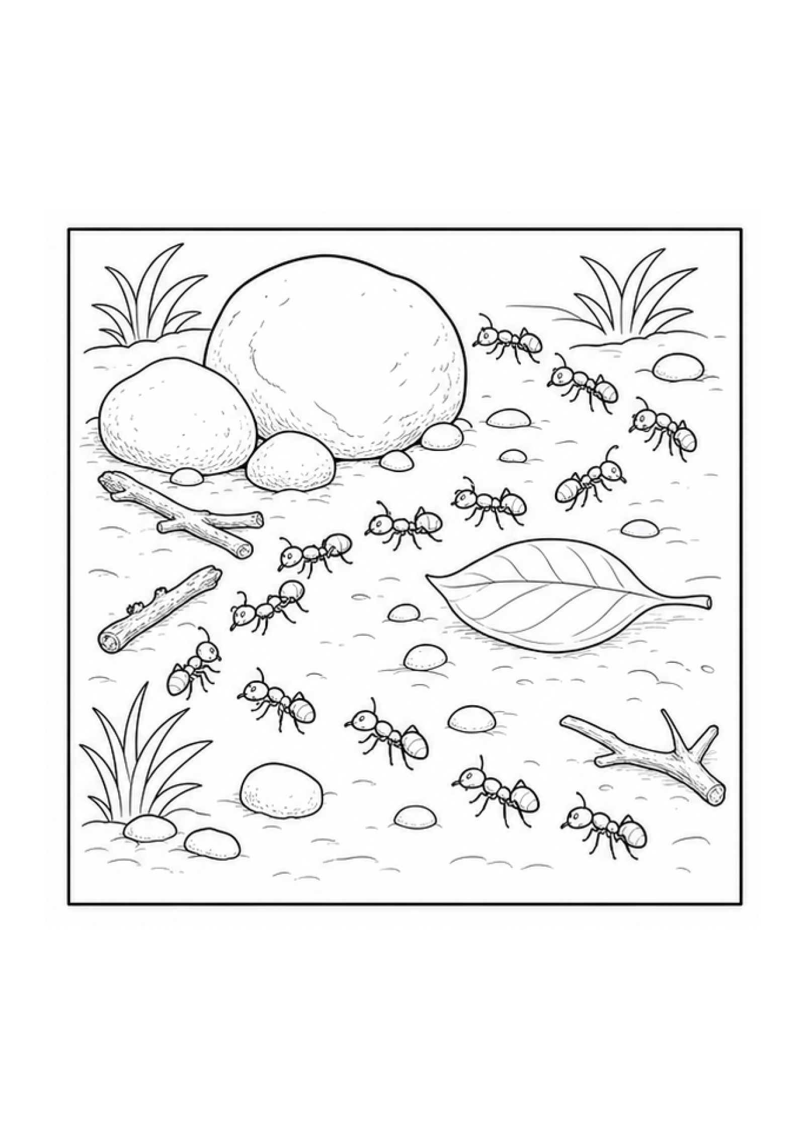 Bug Detectives Colouring Pack page 2 preview