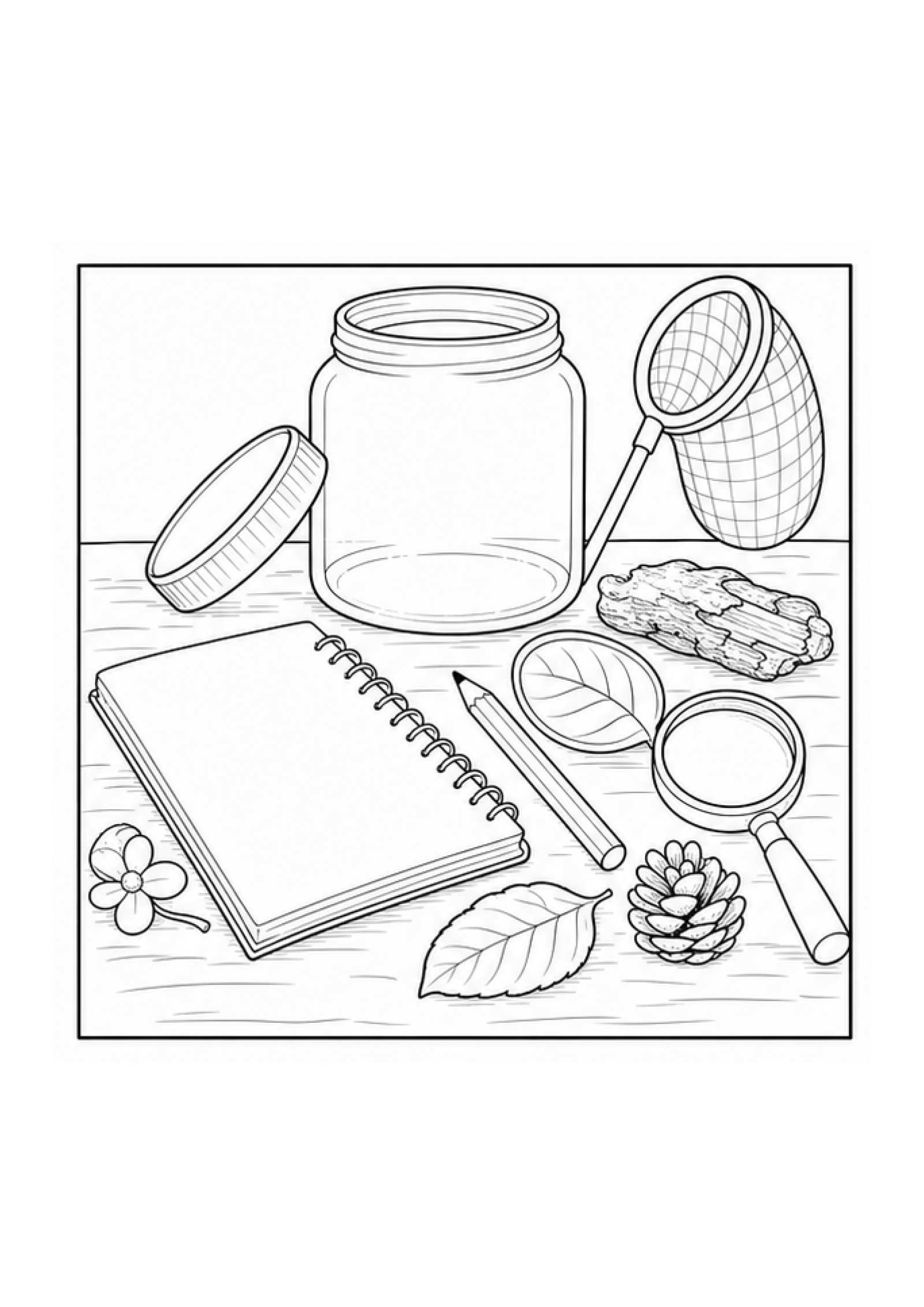 Bug Detectives Colouring Pack page 4 preview