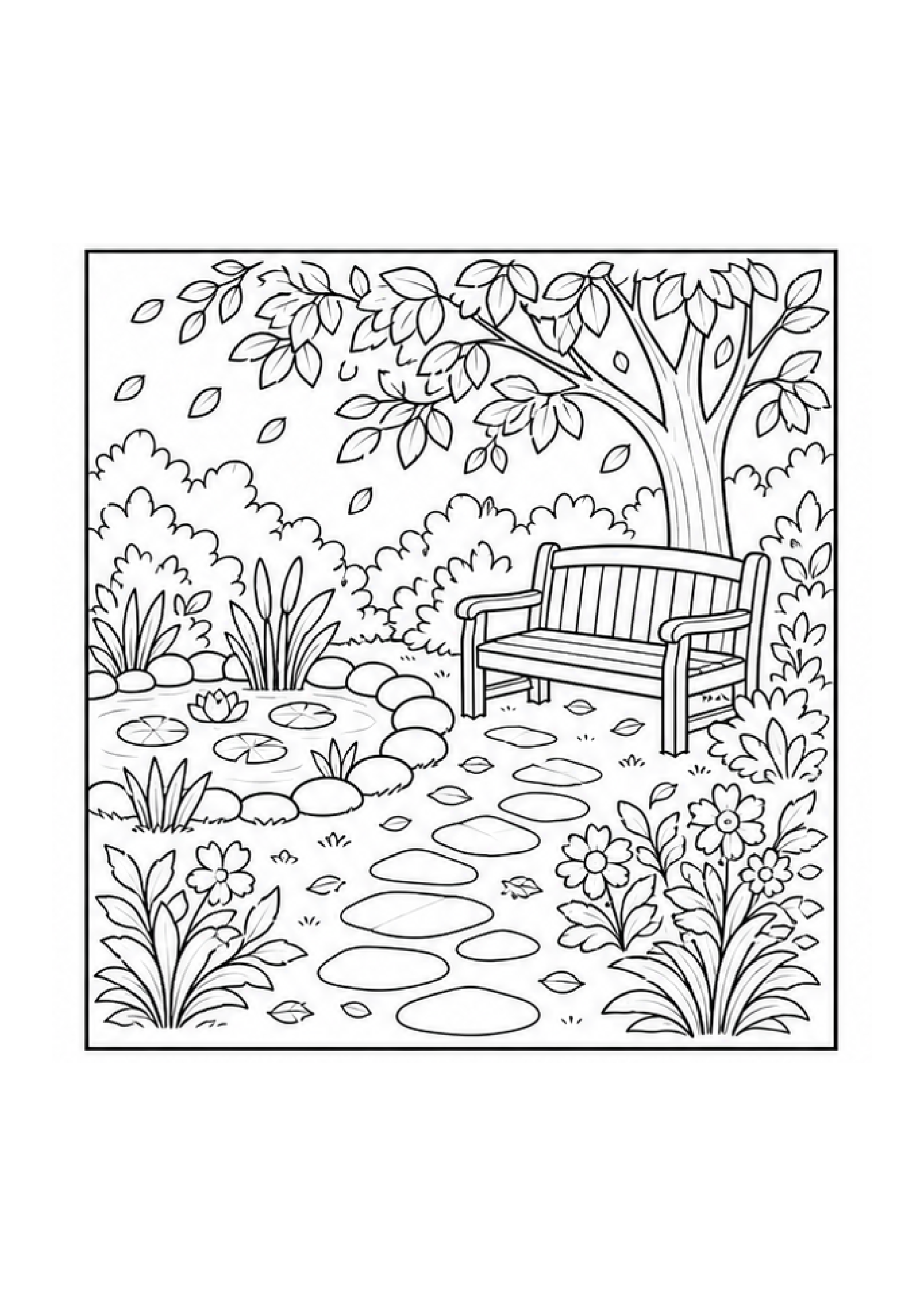 Calm Club Colouring Pack page 4 preview