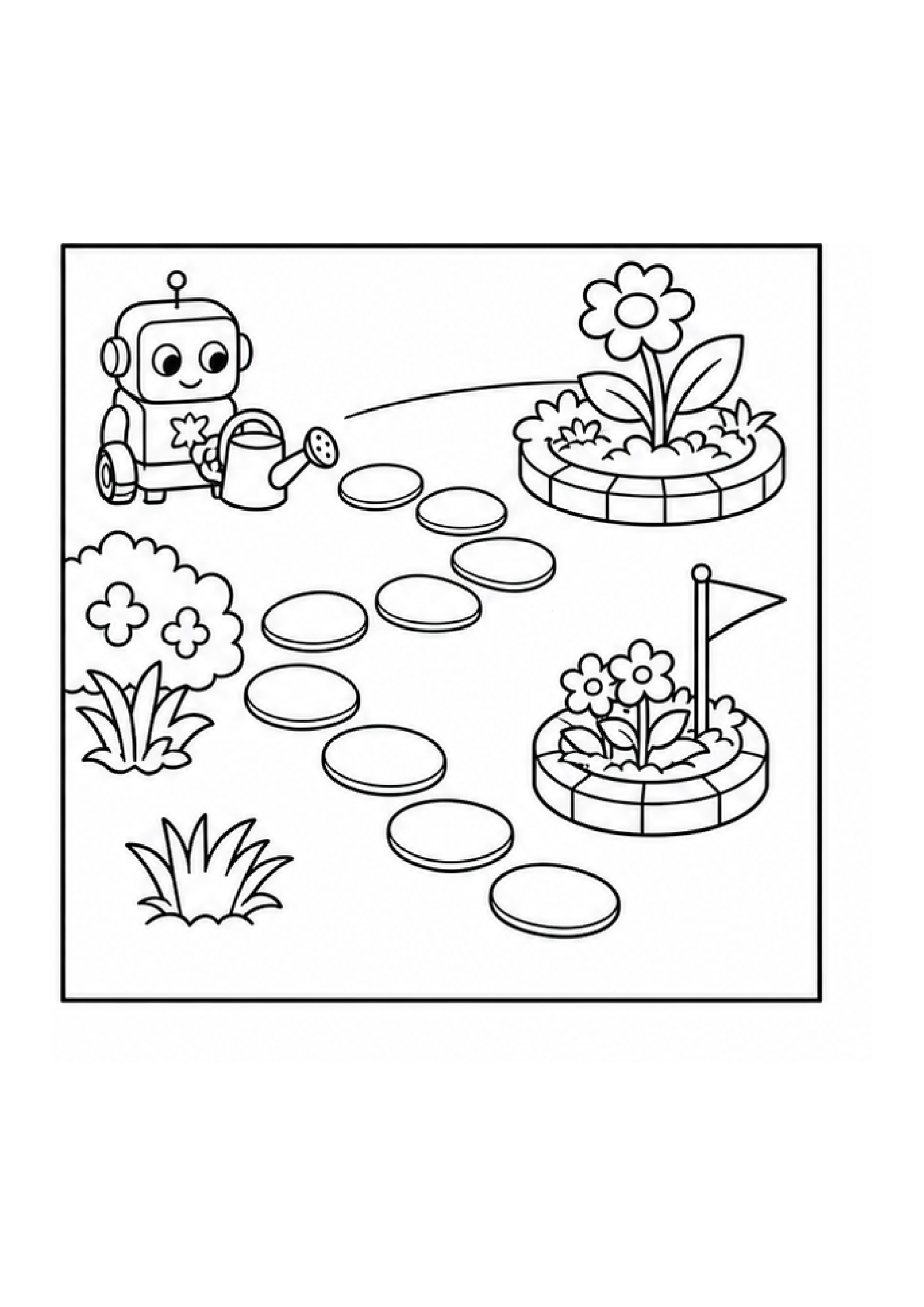 Coding Without Screens Colouring Pack page 4 preview
