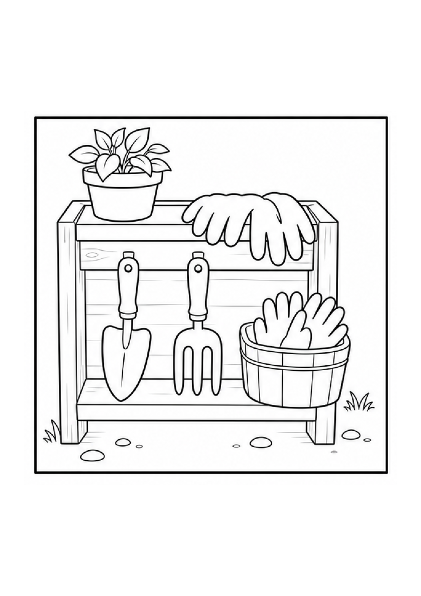 Garden Explorers Colouring Pack page 3 preview
