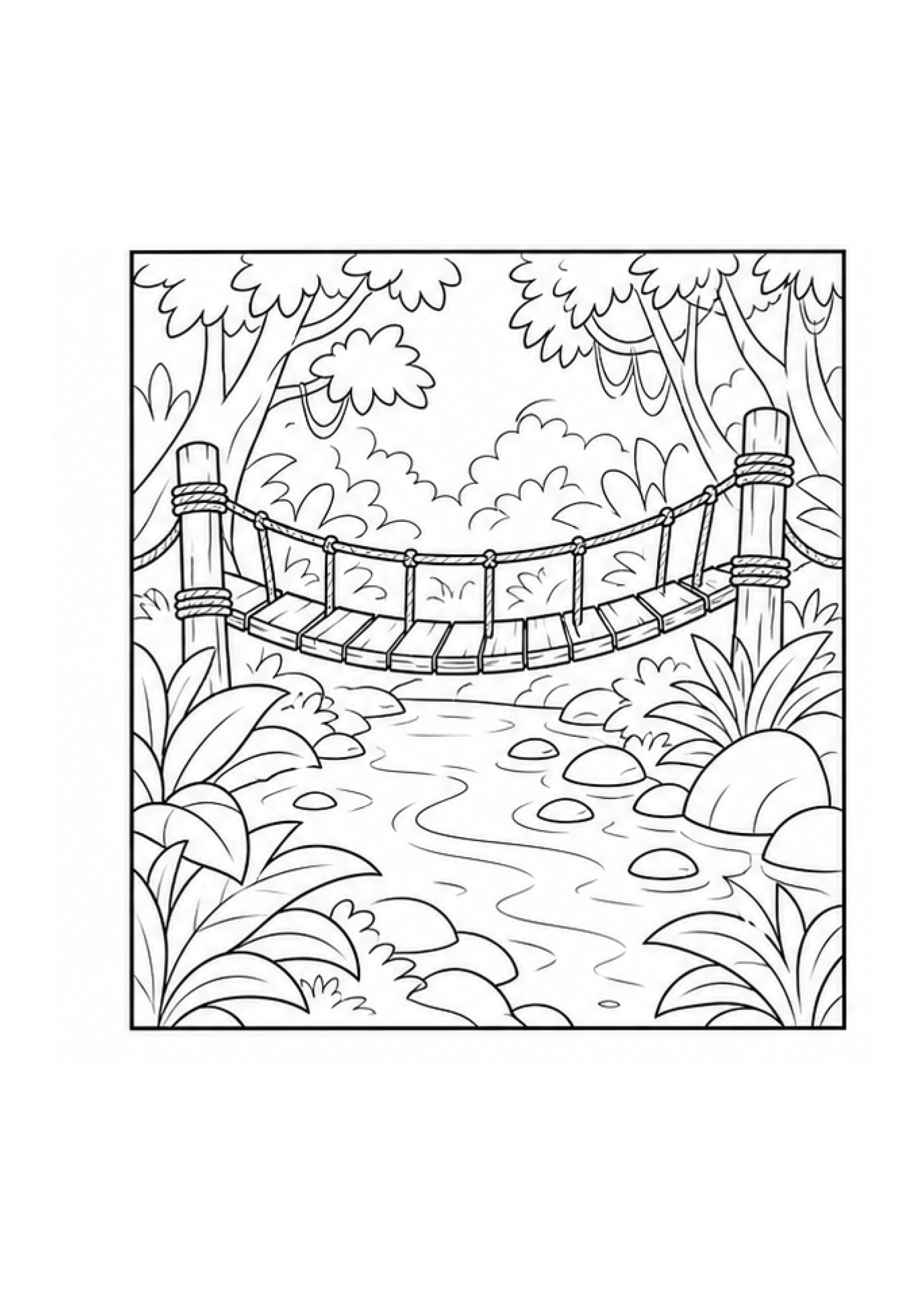 Jungle Expedition Colouring Pack page 3 preview