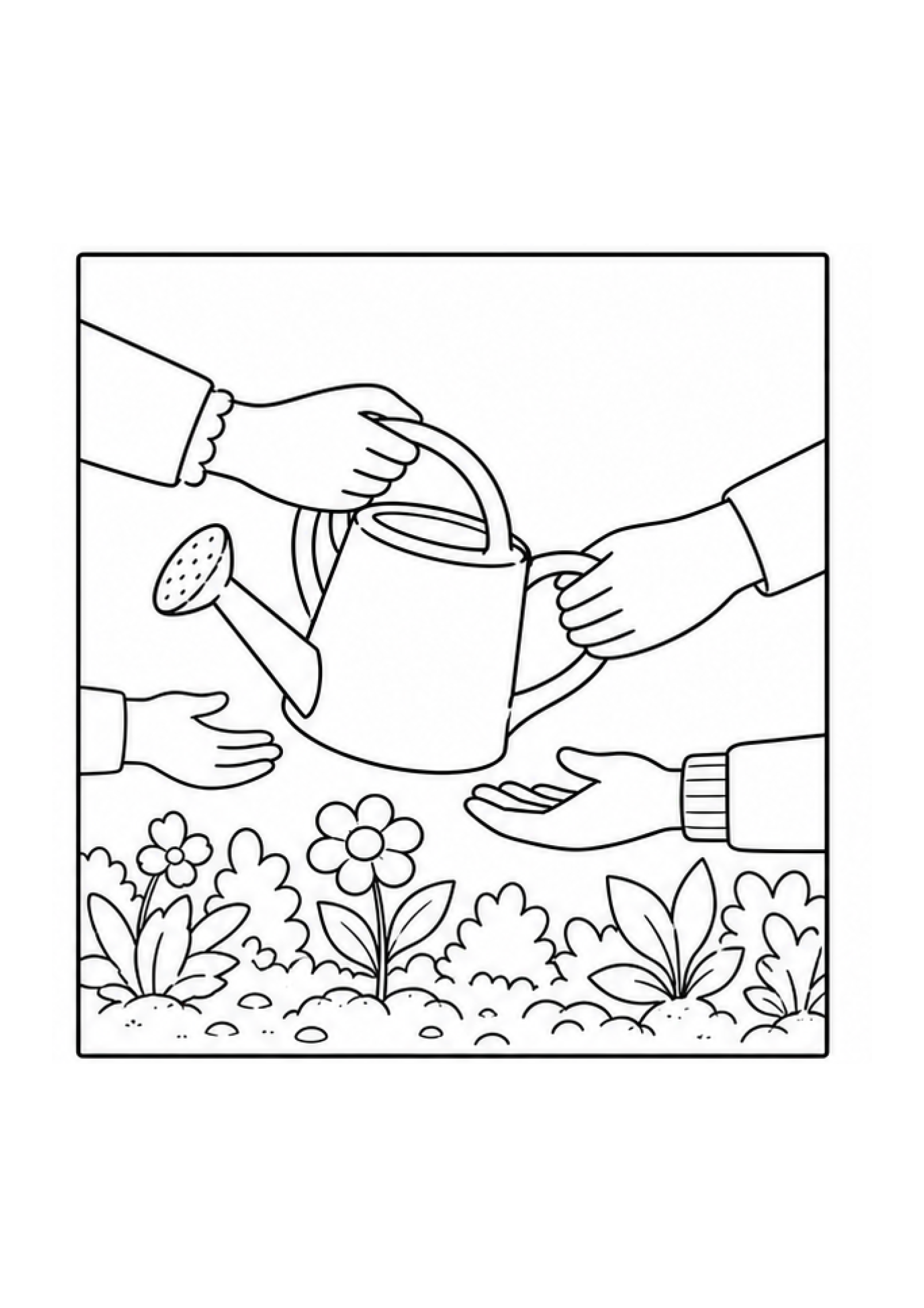 Kindness Crew Colouring Pack page 2 preview