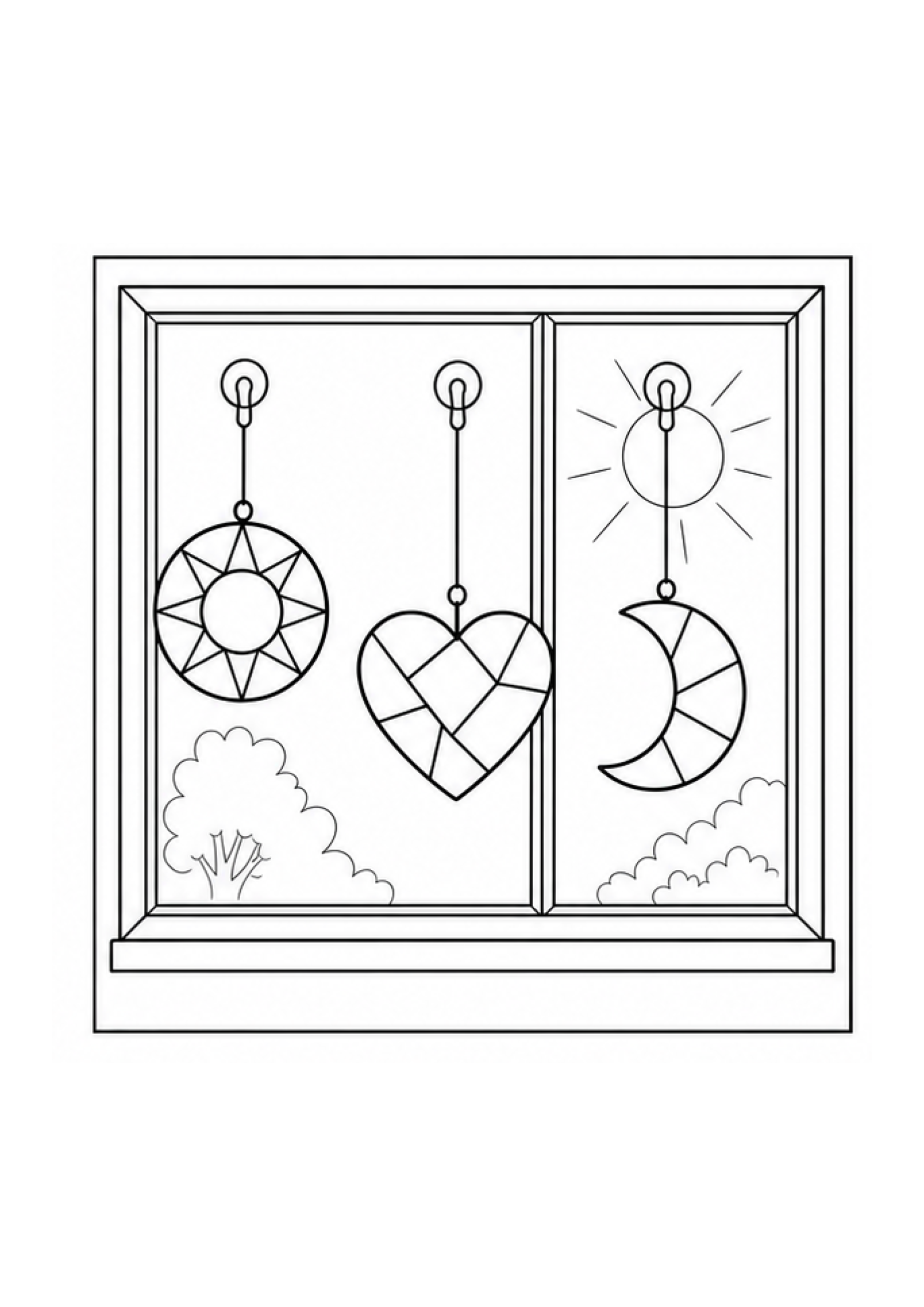 Light and Shadow Colouring Pack page 2 preview