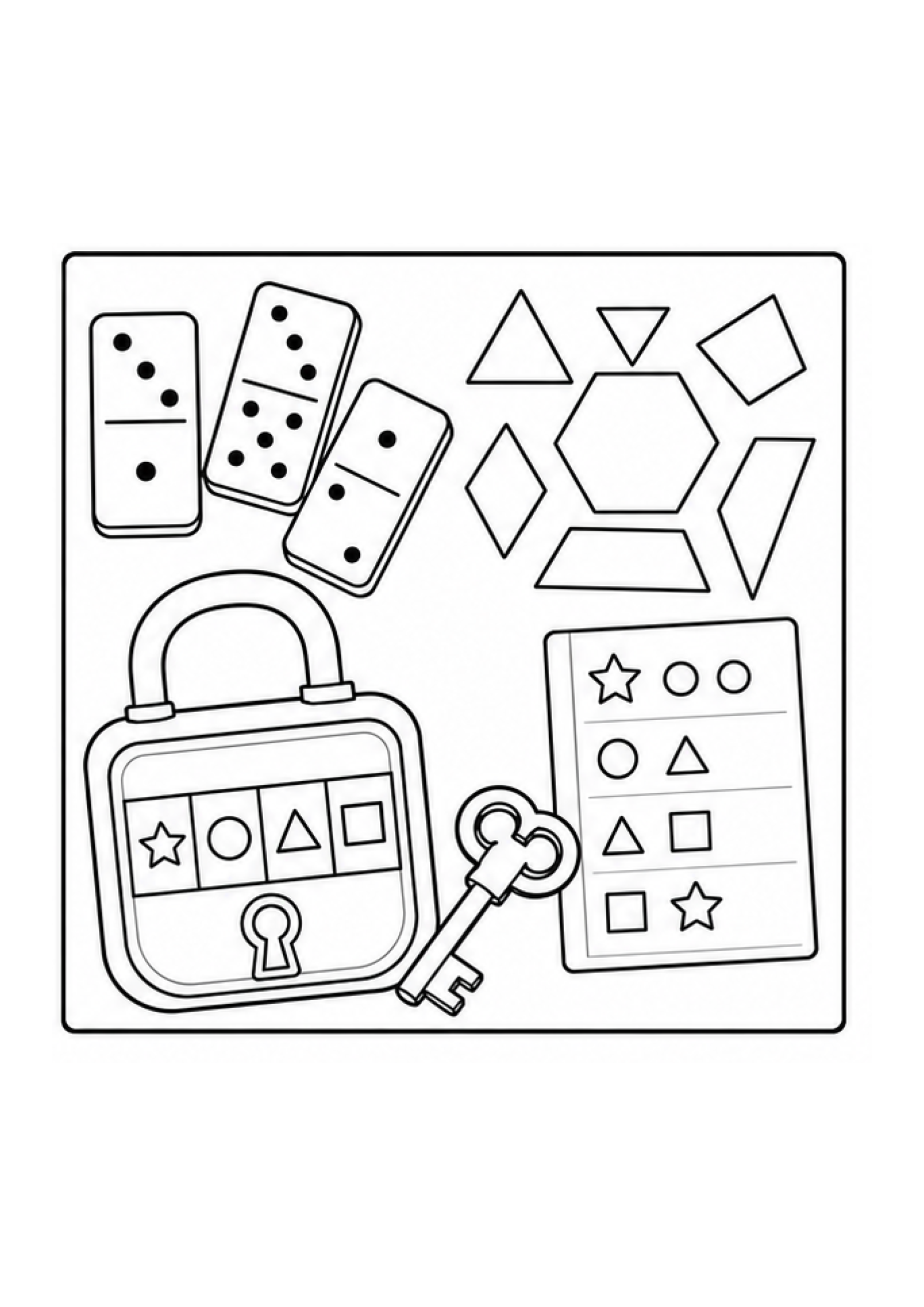 Puzzle Masters Colouring Pack page 4 preview