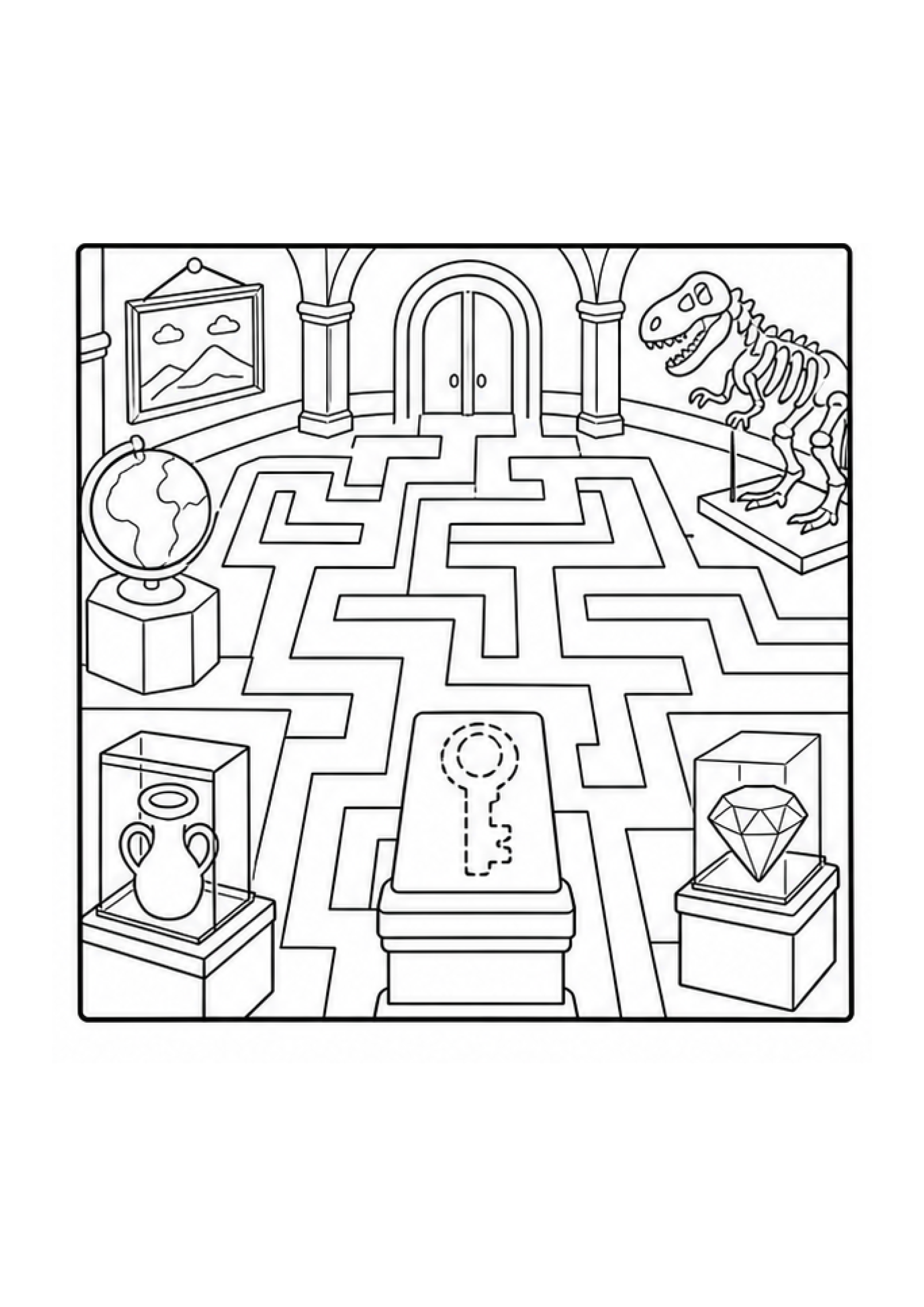 Secret Agent Academy Colouring Pack page 3 preview