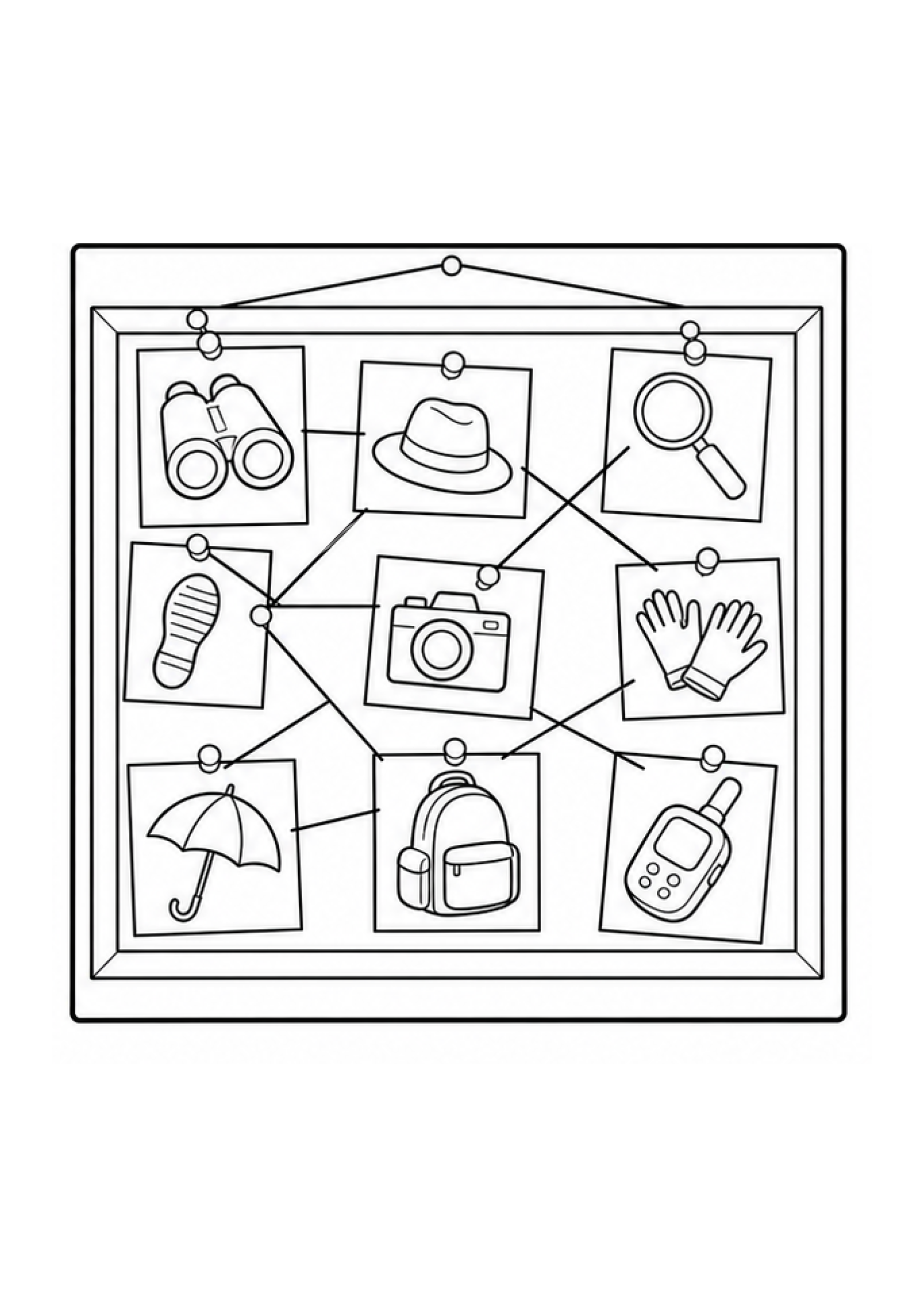 Secret Agent Academy Colouring Pack page 4 preview
