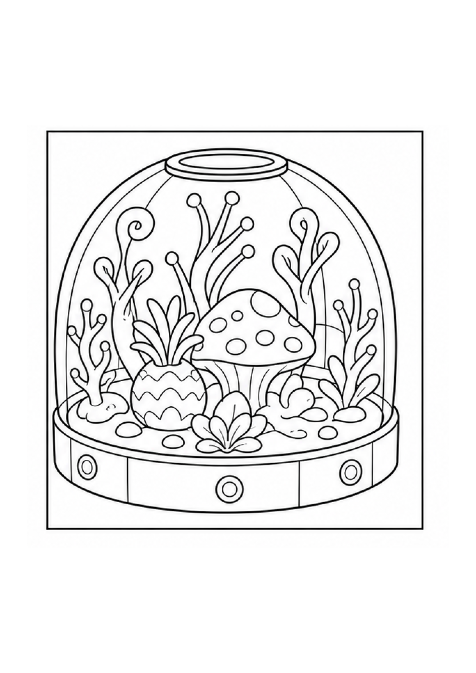 Space Station Colouring Pack page 4 preview