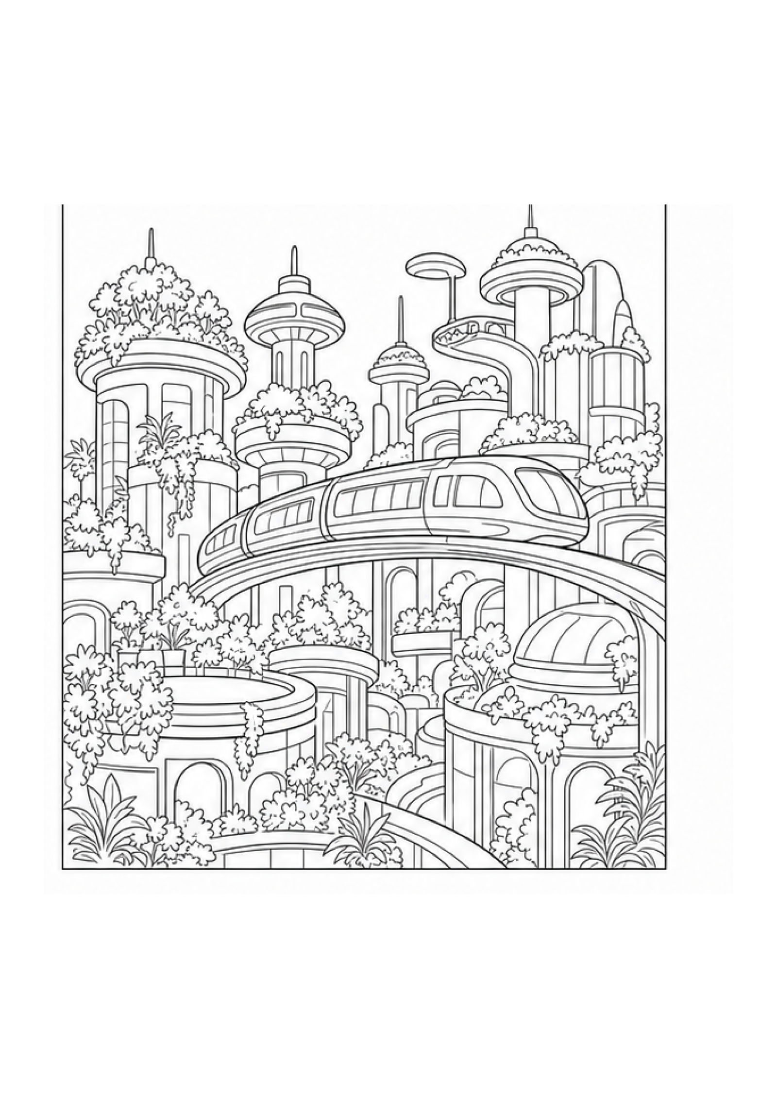 Time Travellers Colouring Pack page 3 preview