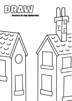 Draw People in the Windows – Fun Kids Drawing Prompt