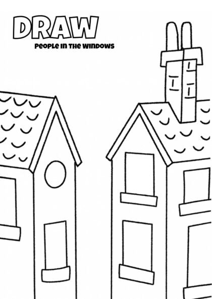 Draw People in the Windows – Fun Kids Drawing Prompt
