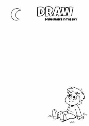 Draw Stars in the Sky – Free Kids Drawing Activity