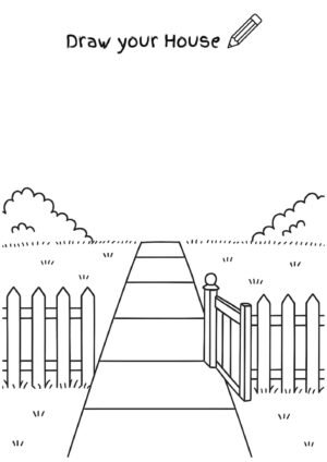 Draw Your House – Low Prep Activity Worksheet