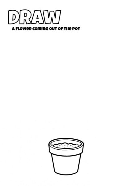 Draw a Flower Coming Out of the Pot — Imaginative Drawing Activity for Kids