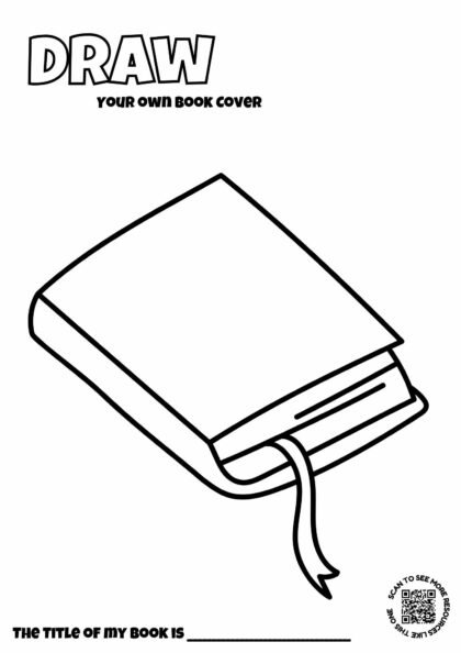 Draw Your Own Book Cover Printable Worksheet